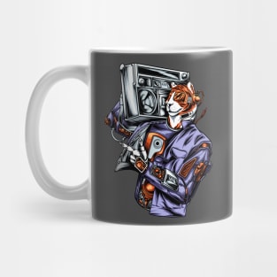 Tiger Hip Hop Illustration Mug